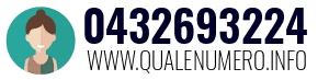 Numero di telefono 0432693224 0432693224