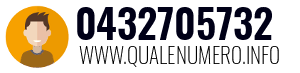 Numero di telefono 0432705732 0432705732