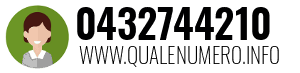 Numero di telefono 0432744210 0432744210