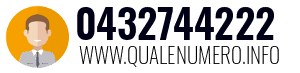 Numero di telefono 0432744222 0432744222