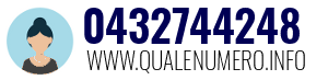 Numero di telefono 0432744248 0432744248