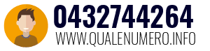 Numero di telefono 0432744264 0432744264