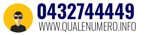 Numero di telefono 0432744449 0432744449