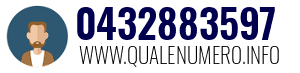 Numero di telefono 0432883597 0432883597