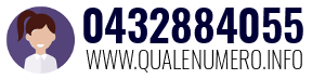 Numero di telefono 0432884055 0432884055