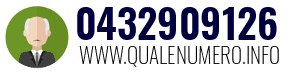 Numero di telefono 0432909126 0432909126