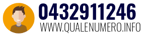 Numero di telefono 0432911246 0432911246