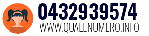 Numero di telefono 0432939574 0432939574