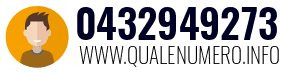Numero di telefono 0432949273 0432949273