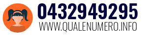 Numero di telefono 0432949295 0432949295