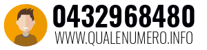 Numero di telefono 0432968480 0432968480