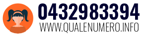 Numero di telefono 0432983394 0432983394