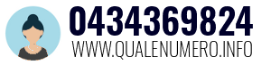 Numero di telefono 0434369824 0434369824