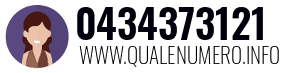 Numero di telefono 0434373121 0434373121