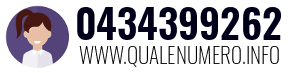 Numero di telefono 0434399262 0434399262