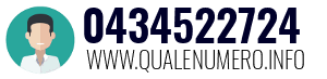 Numero di telefono 0434522724 0434522724