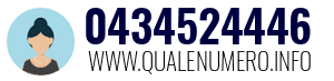 Numero di telefono 0434524446 0434524446