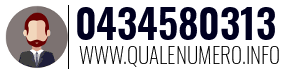 Numero di telefono 0434580313 0434580313