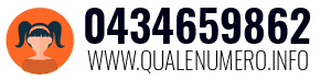 Numero di telefono 0434659862 0434659862