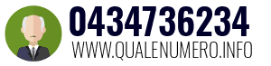 Numero di telefono 0434736234 0434736234