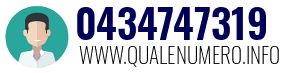Numero di telefono 0434747319 0434747319