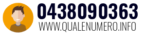 Numero di telefono 0438090363 0438090363