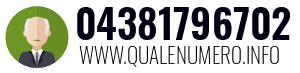 Numero di telefono 04381796702 04381796702