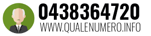 Numero di telefono 0438364720 0438364720