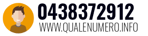 Numero di telefono 0438372912 0438372912