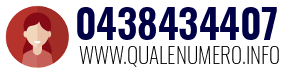 Numero di telefono 0438434407 0438434407