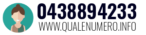 Numero di telefono 0438894233 0438894233