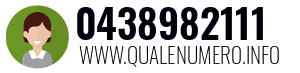 Numero di telefono 0438982111 0438982111