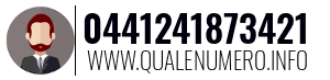 Numero di telefono 0441241873421 0441241873421