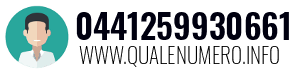 Numero di telefono 0441259930661 0441259930661