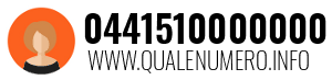 Numero di telefono 0441510000000 0441510000000