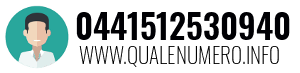 Numero di telefono 0441512530940 0441512530940