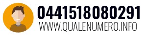 Numero di telefono 0441518080291 0441518080291