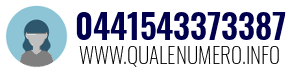 Numero di telefono 0441543373387 0441543373387