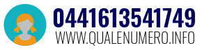 Numero di telefono 0441613541749 0441613541749
