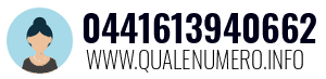 Numero di telefono 0441613940662 0441613940662