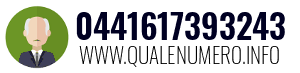 Numero di telefono 0441617393243 0441617393243