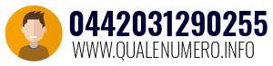 Numero di telefono 0442031290255 0442031290255