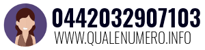 Numero di telefono 0442032907103 0442032907103