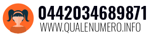 Numero di telefono 0442034689871 0442034689871