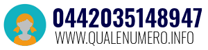 Numero di telefono 0442035148947 0442035148947