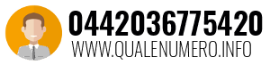 Numero di telefono 0442036775420 0442036775420