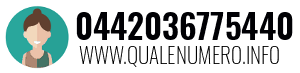 Numero di telefono 0442036775440 0442036775440