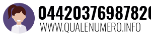 Numero di telefono 04420376987820 04420376987820