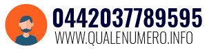 Numero di telefono 0442037789595 0442037789595