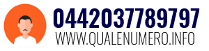 Numero di telefono 0442037789797 0442037789797